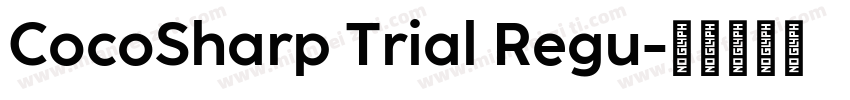 CocoSharp Trial Regu字体转换